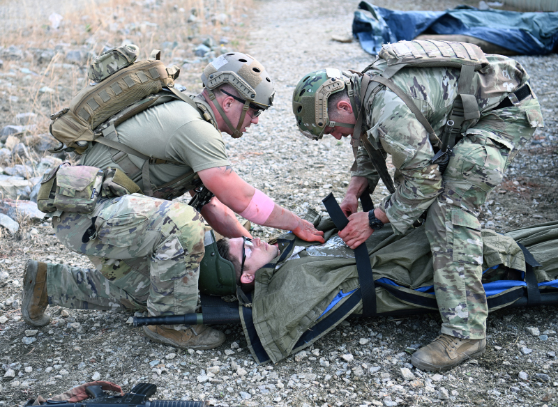 Nicholson et al. estimated that up to 17 percent of prolonged field care casualties could be dental emergencies.01 (U.S. Army photo K. Kassens)