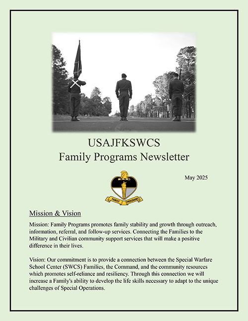 Family Programs Newsletter May 2025