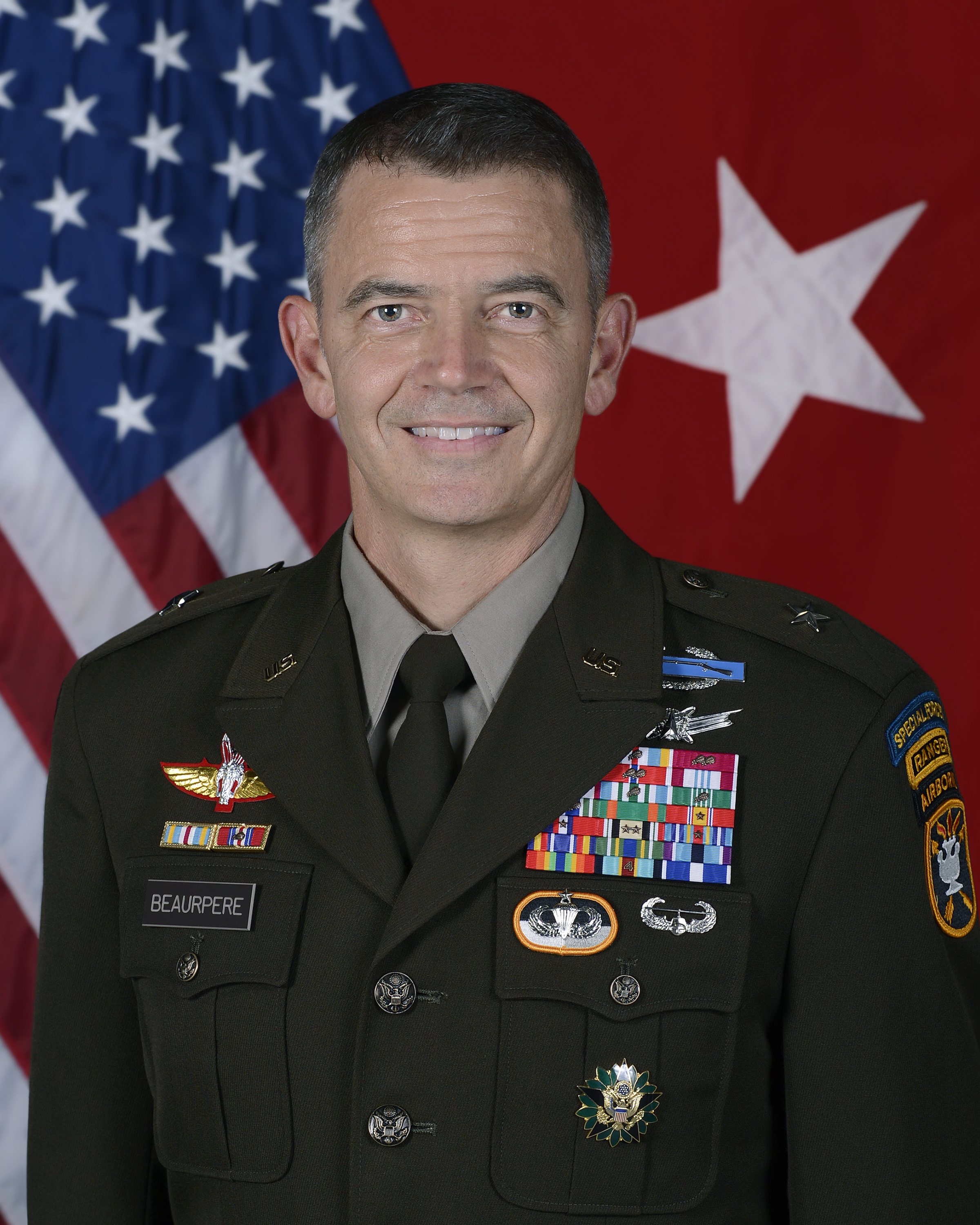 Commanding General Brigadier General Guillaume "Will" Beaurpere