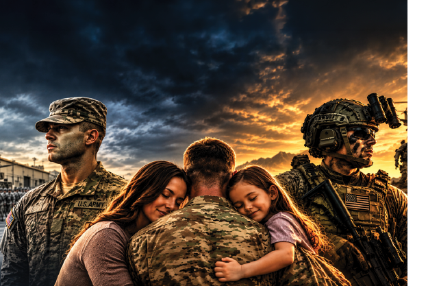 Banner illustration for Stability by Design: How ARSOF Culture Empowers the Operator and Anchors the Household (AI image generated by Special Warfare Journal staff.)