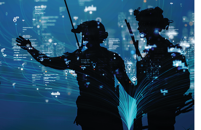 Banner illustration for Decision-Driven Data: Restoring Clarity in the New Fog of War (Illustration by Special Warfare Journal staff.)