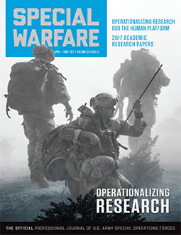 Special Warfare - Operationalizing Research