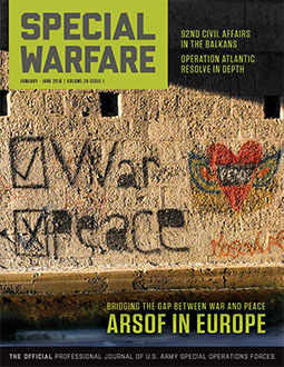 Special Warfare - ARSOF in Europe
